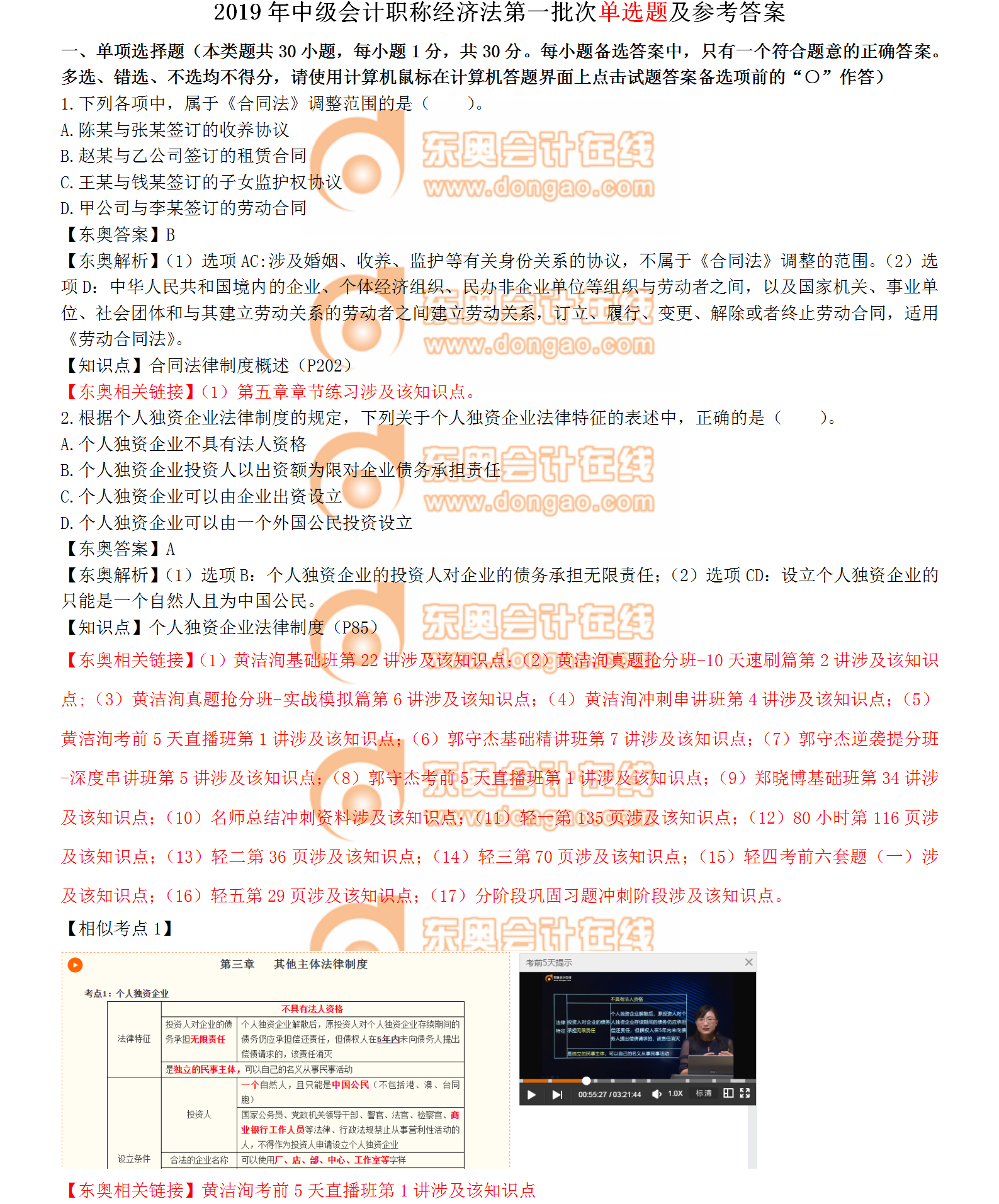 經(jīng)濟法真題考生反饋版