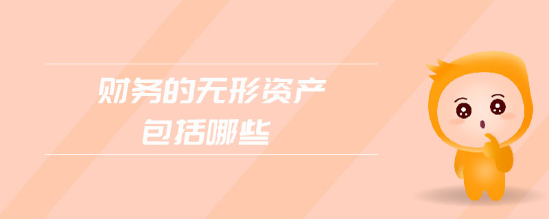 財務的無形資產(chǎn)包括哪些 財務的無形資產(chǎn)包括哪些