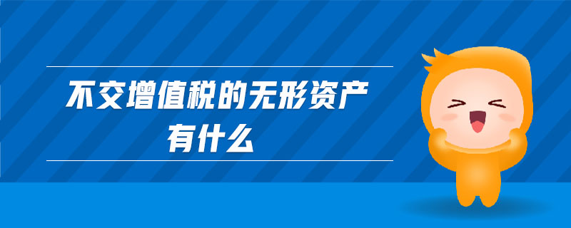不交增值稅的無(wú)形資產(chǎn)有什么 不交增值稅的無(wú)形資產(chǎn)有什么