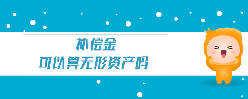 補(bǔ)償金可以算無形資產(chǎn)嗎 補(bǔ)償金可以算無形資產(chǎn)嗎
