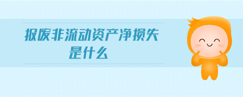 報(bào)廢非流動(dòng)資產(chǎn)凈損失是什么