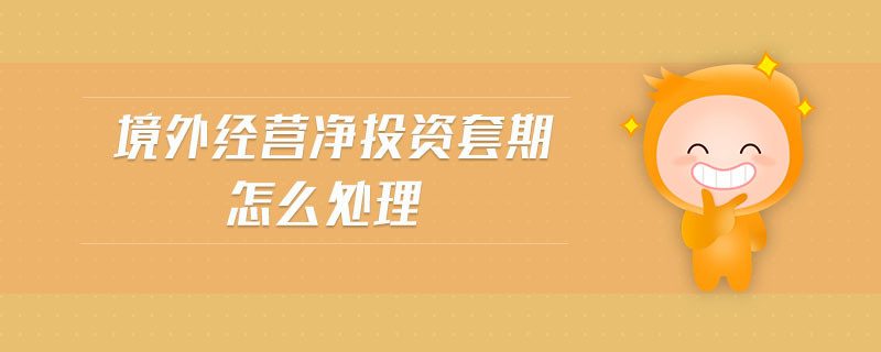 境外經(jīng)營(yíng)凈投資套期怎么處理