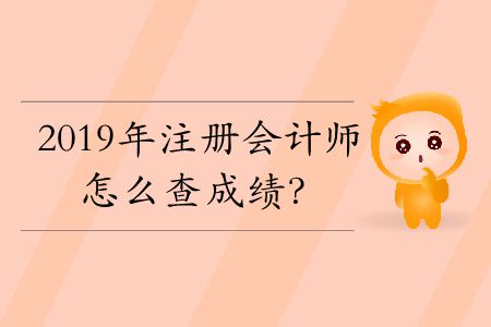 2019年注冊(cè)會(huì)計(jì)師怎么查成績？