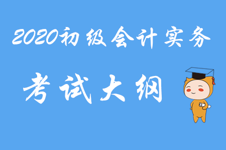 2020年初級會計職稱《初級會計實務(wù)》考試大綱第一章