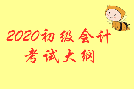 2020年初級會計職稱考試大綱何時發(fā)布？有變化嗎？