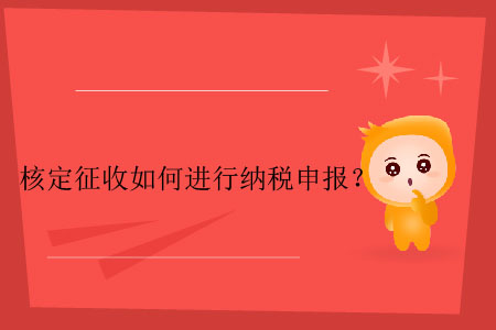 核定征收如何進(jìn)行納稅申報(bào)？