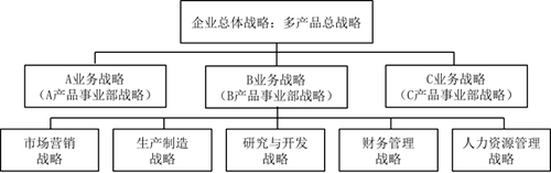 企業(yè)戰(zhàn)略層次圖