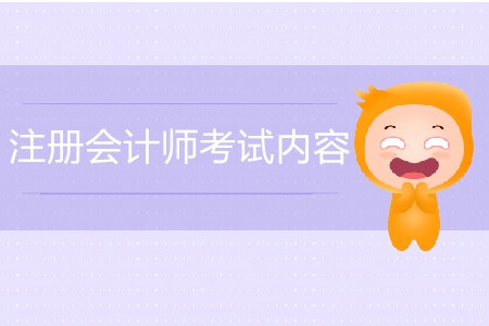 2020年注冊會計師考試內(nèi)容都有哪些？
