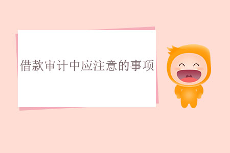 借款審計(jì)中應(yīng)注意的事項(xiàng)