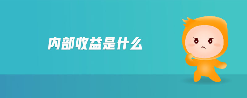 內(nèi)部收益是什么