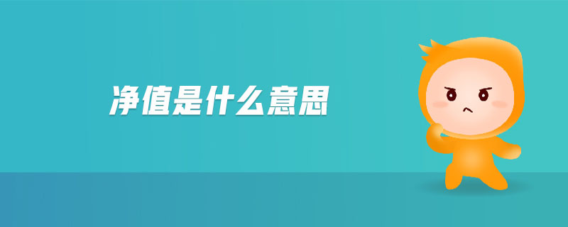凈值是什么意思 凈值是什么意思