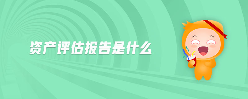資產(chǎn)評估報告是什么