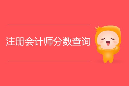 2019年注冊(cè)會(huì)計(jì)師分?jǐn)?shù)查詢具體時(shí)間是哪天？