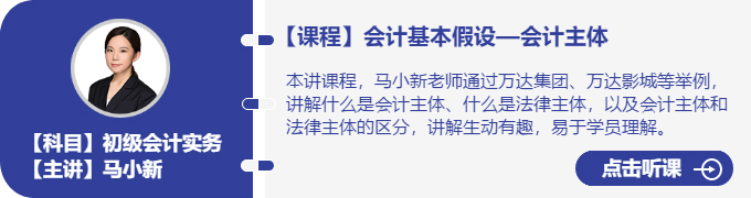 實務-馬小新_會計基本假設會計主體