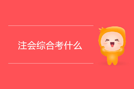 注會綜合考什么內(nèi)容你了解嗎？