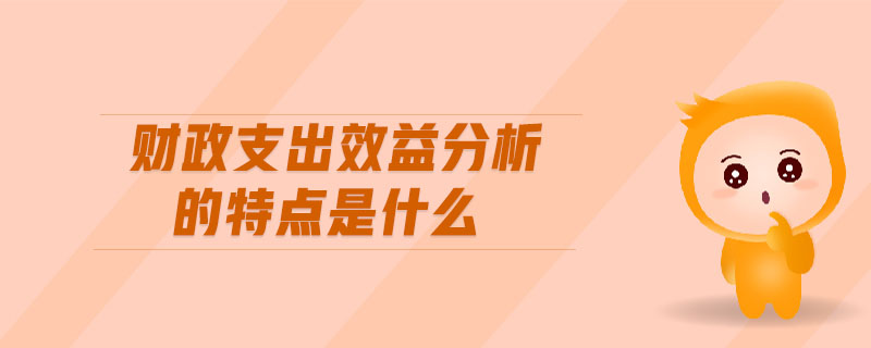 財(cái)政支出效益分析的特點(diǎn)是什么