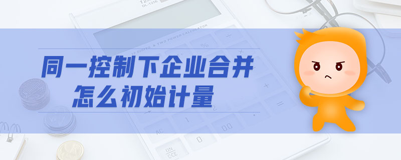 同一控制下企業(yè)合并怎么初始計(jì)量