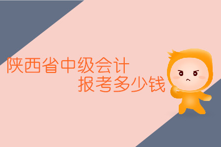 2020年陜西省中級會計報考多少錢？