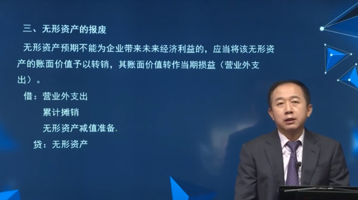 無形資產(chǎn)的報(bào)廢