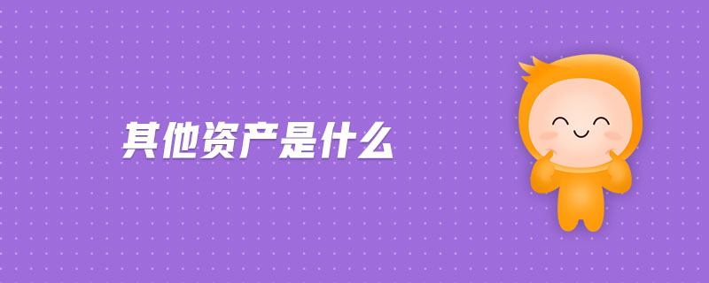其他資產(chǎn)是什么