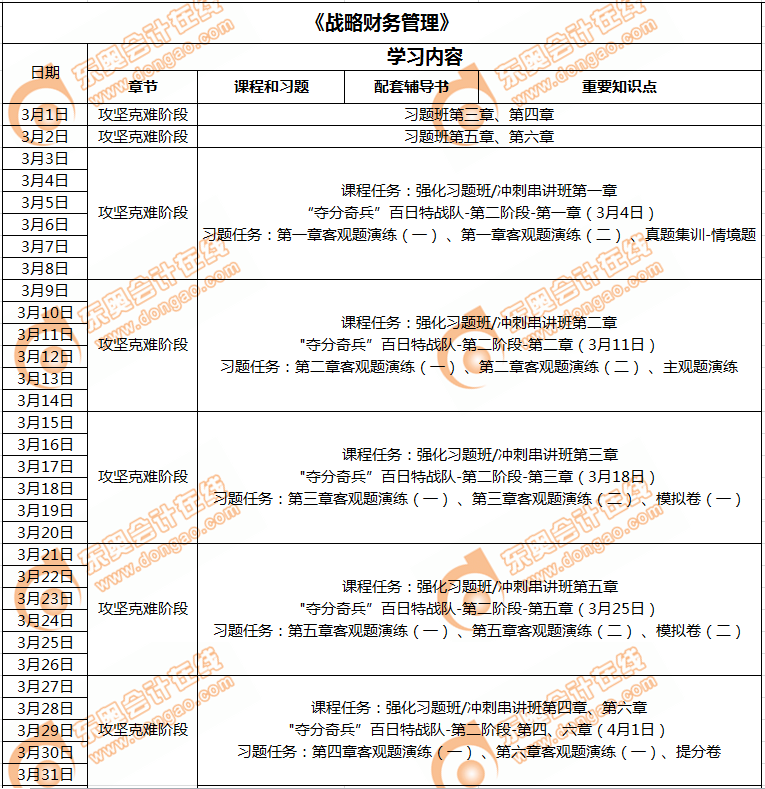 cma學(xué)習(xí)日歷