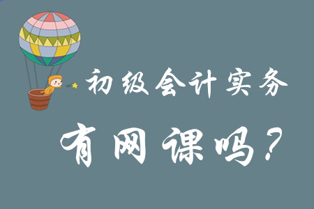 初級會計實務(wù)有網(wǎng)課嗎？