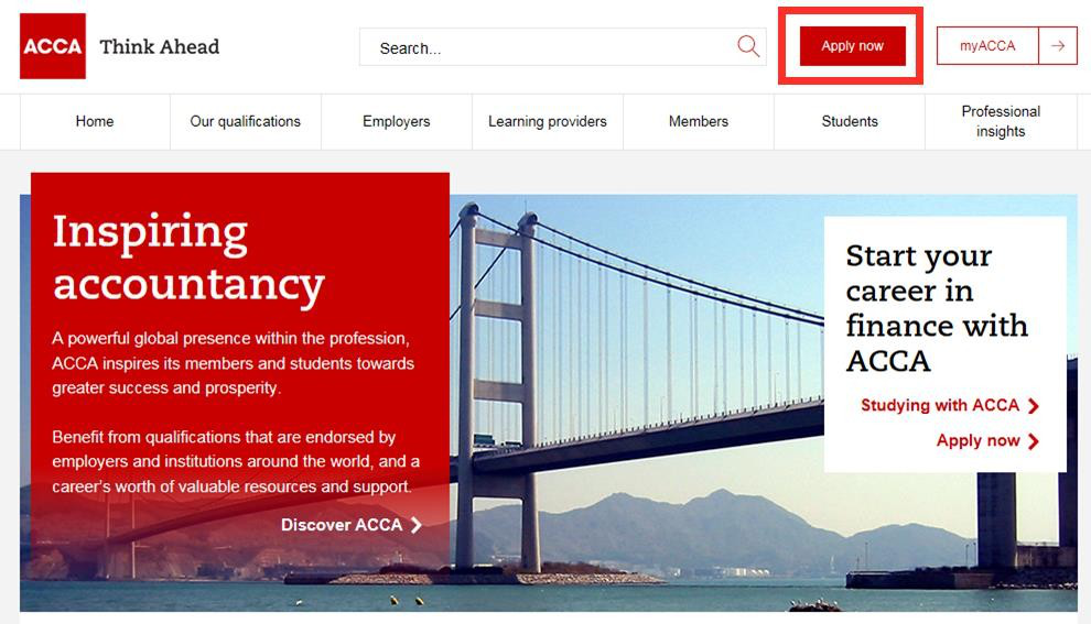 ACCA注冊流程 ACCA注冊流程