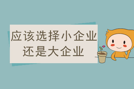 小企業(yè)還是大企業(yè)，該如何選擇？