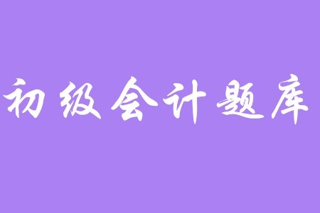 2020年初級(jí)會(huì)計(jì)有考試題庫(kù)嗎？