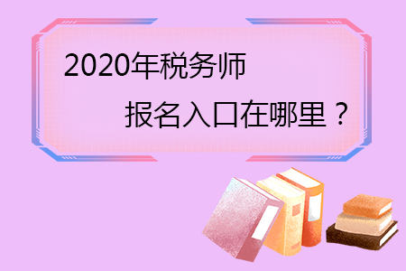 2020年稅務師全國統(tǒng)一考試報名入口在哪？