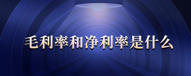 毛利率和凈利率是什么 毛利率和凈利率是什么