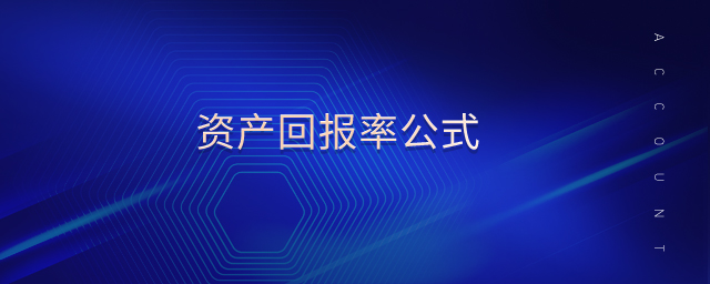 資產(chǎn)回報(bào)率公式
