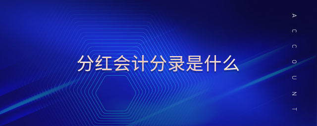 分紅會(huì)計(jì)分錄是什么 分紅會(huì)計(jì)分錄是什么