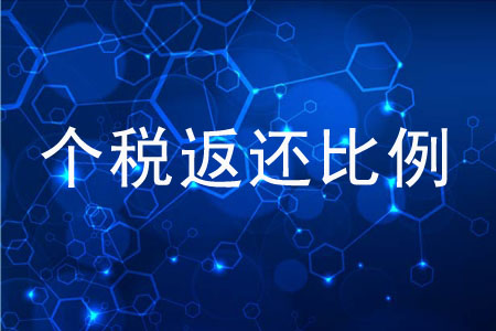個(gè)稅的返還比例是多少？