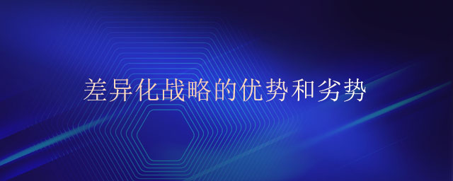 差異化戰(zhàn)略的優(yōu)勢(shì)和劣勢(shì)