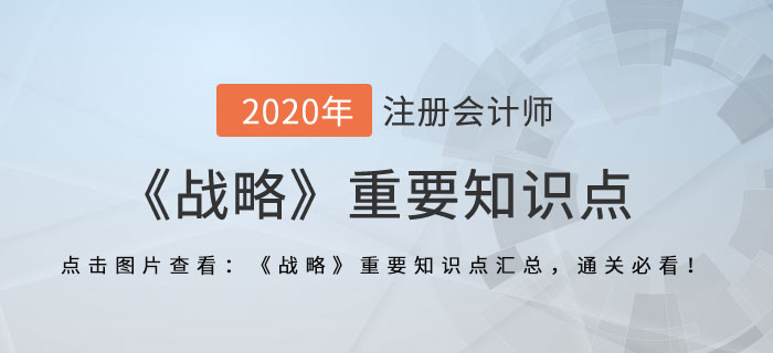 風險管理技術與方法_2020年注冊會計師《戰(zhàn)略》重要知識點