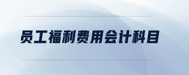 員工福利費(fèi)用會(huì)計(jì)科目