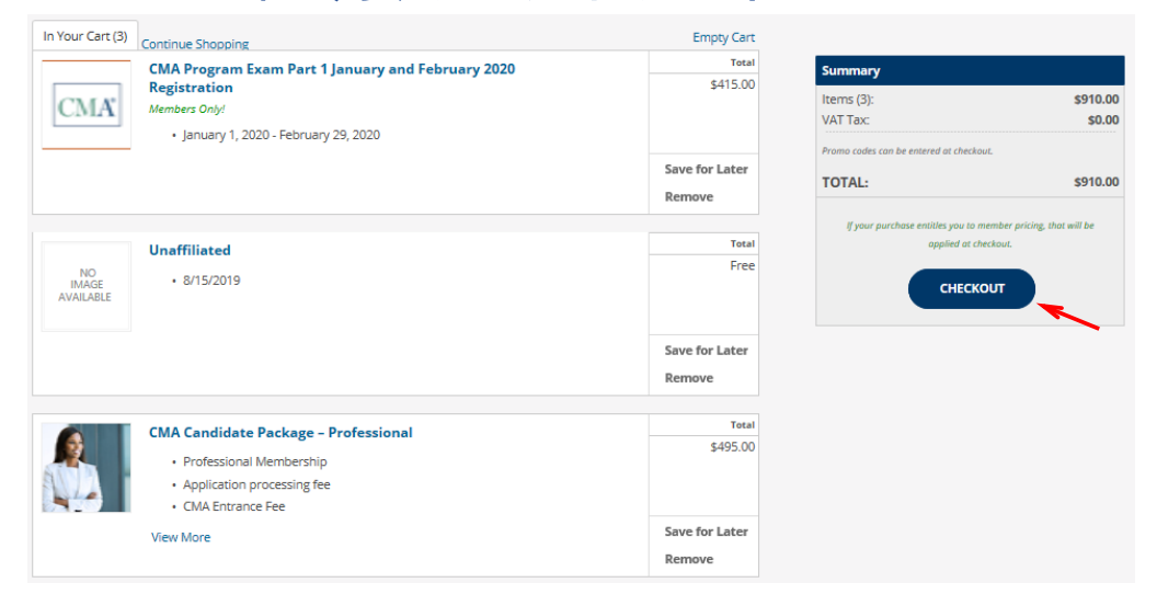 CMA注冊交費指南 CMA注冊交費指南
