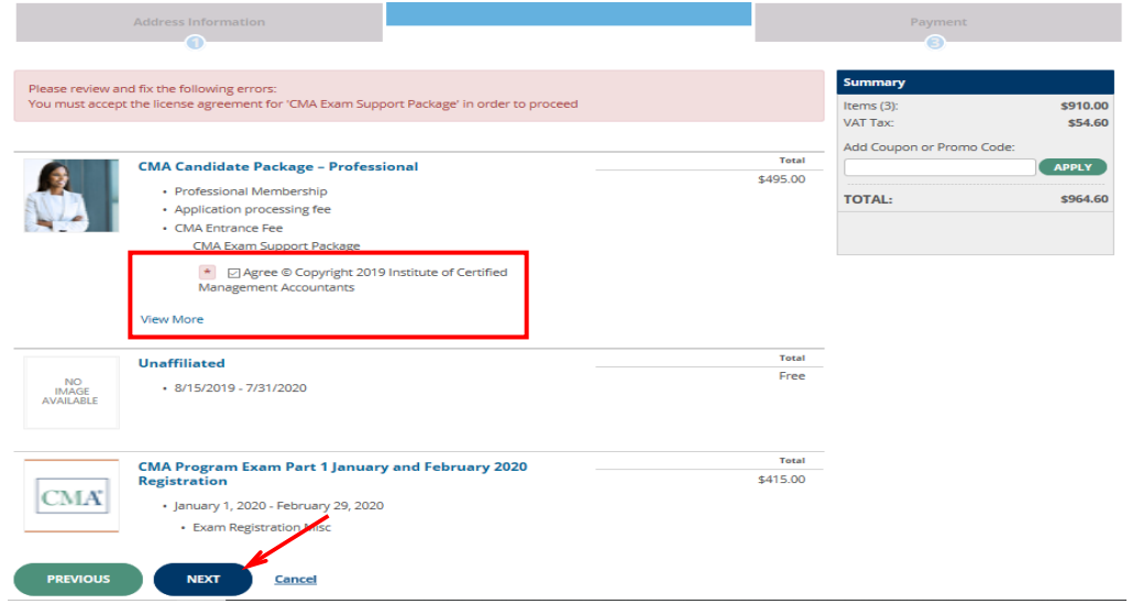 CMA注冊交費指南 CMA注冊交費指南