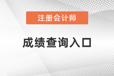2020年注會成績查詢?nèi)肟谑裁磿r候開放？