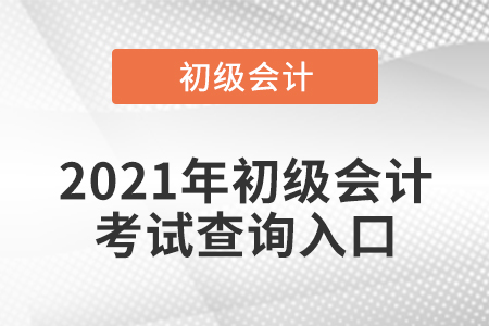 2021年初級會計考試在哪里查詢成績？
