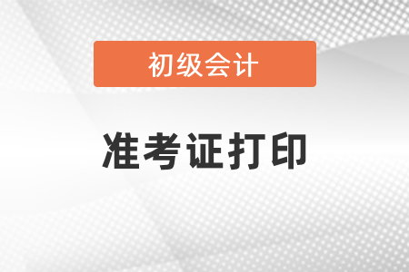 初級考試準考證打印需要注意的事項 初級考試準考證打印需要注意的事項