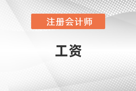 注冊會計師工資有多少？