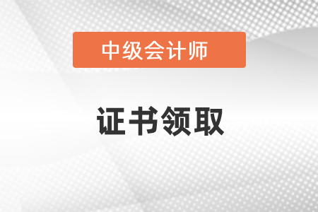 湖北省2020年中級(jí)會(huì)計(jì)證書(shū)領(lǐng)取時(shí)間