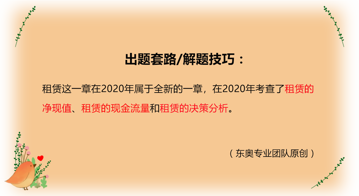 考情分析 考情分析