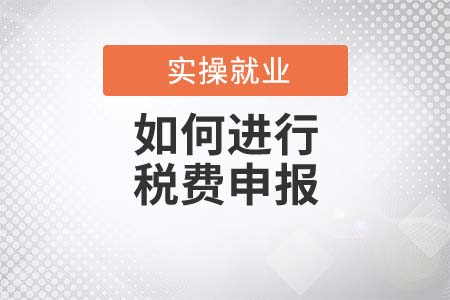 如何進(jìn)行稅費(fèi)申報(bào)？