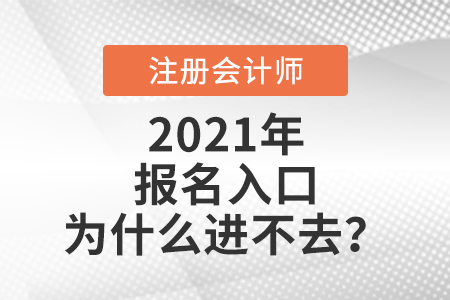 注冊會計師報名入口怎么進不去