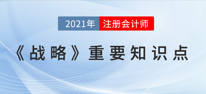 產(chǎn)業(yè)五種競(jìng)爭(zhēng)力-2021CPA《戰(zhàn)略》重要知識(shí)點(diǎn)
