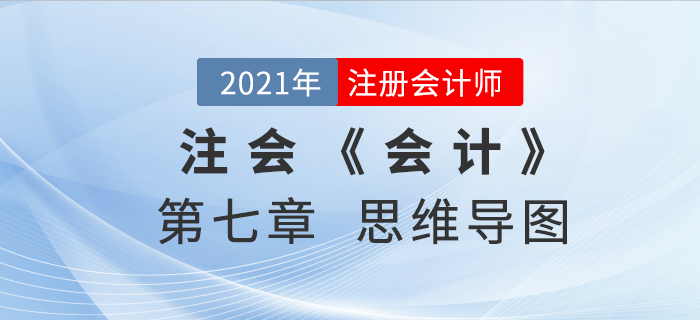 2021年CPA《會計》第七章思維導(dǎo)圖 2021年CPA《會計》第七章思維導(dǎo)圖