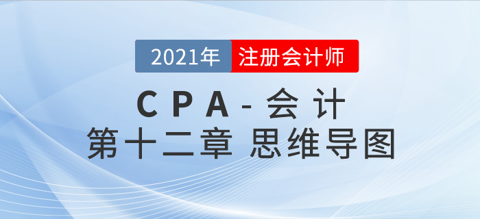 2021年CPA《會(huì)計(jì)》第十二章思維導(dǎo)圖 2021年CPA《會(huì)計(jì)》第十二章思維導(dǎo)圖